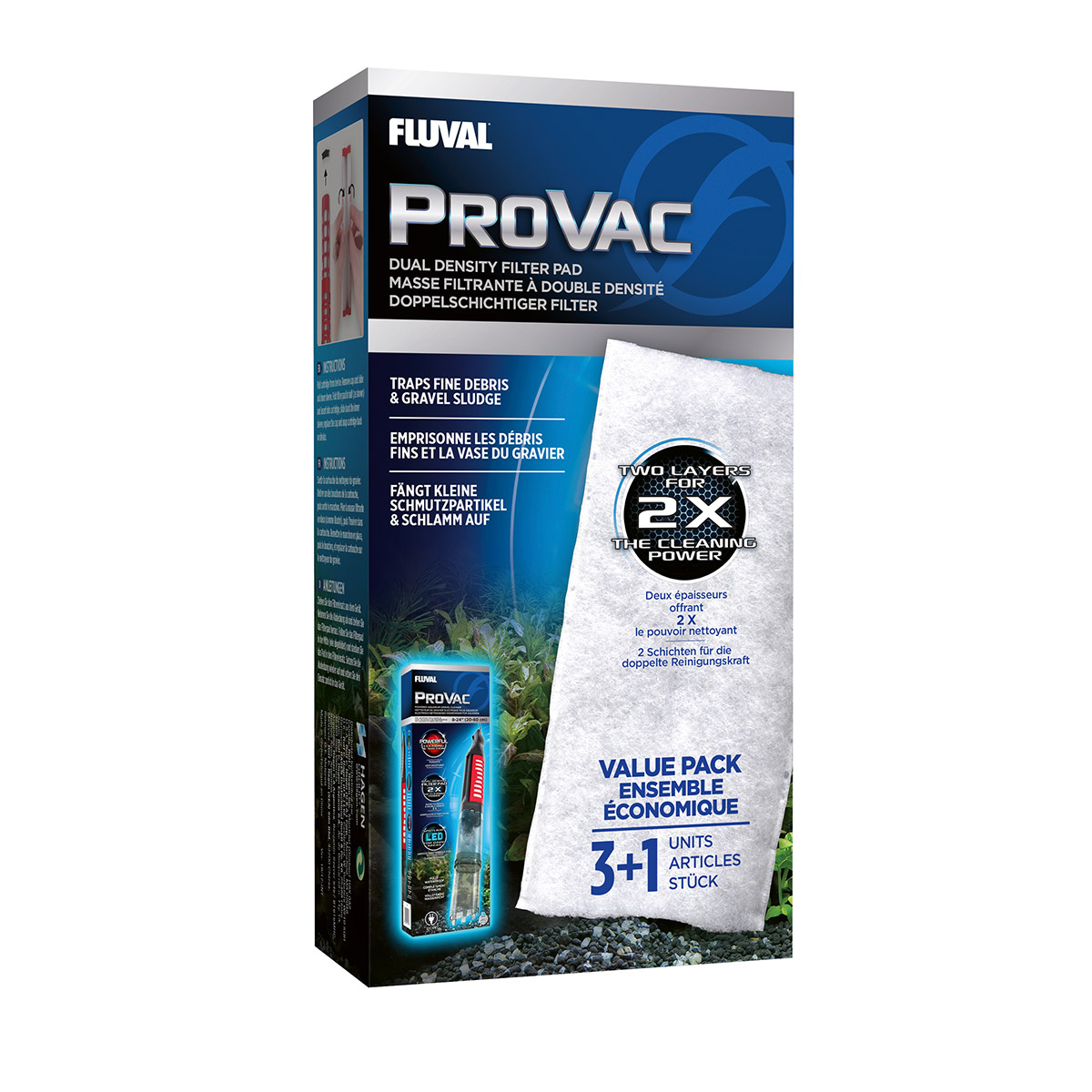 Fluval Ersatzfilterpatrone für Pro Vac 4er kaufen