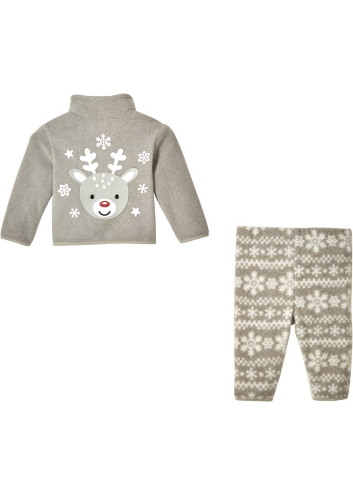 Baby Fleecejacke + Fleecehose (2-tlg. Set)