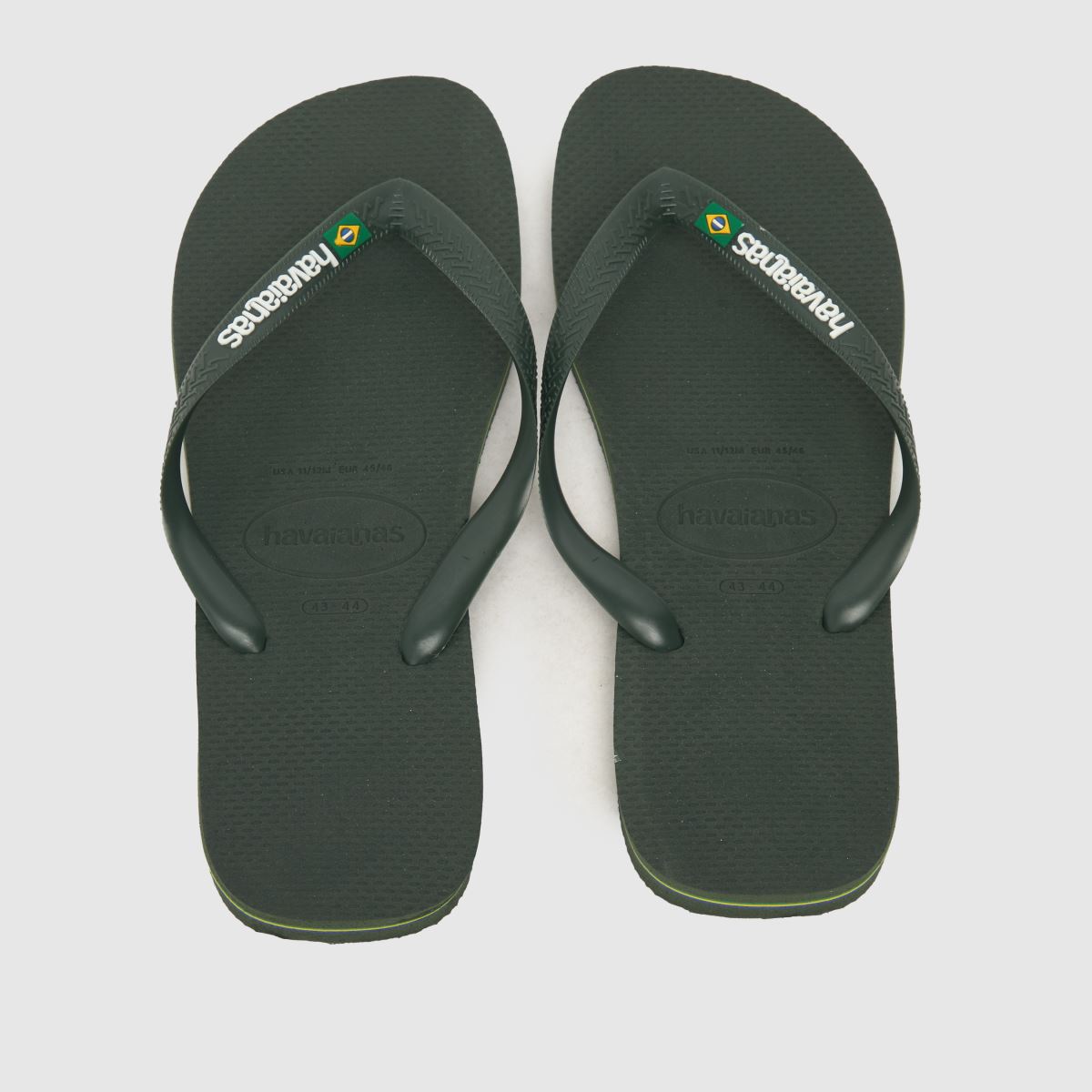 Havaianas brasiliga sandaler i mörkgrönt