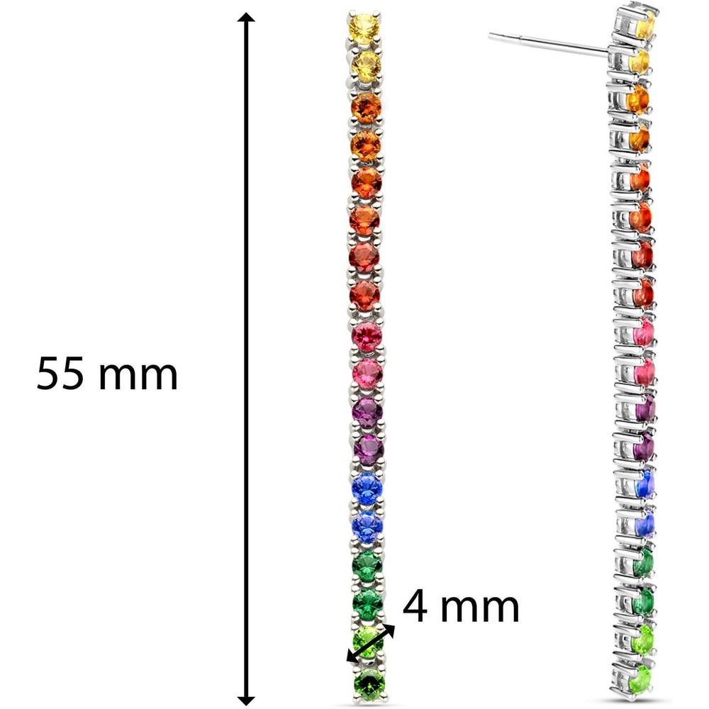 TI SENTO - Milano Boucles d'oreilles à fermoir à poussette 925 Argent Boucles d'oreilles