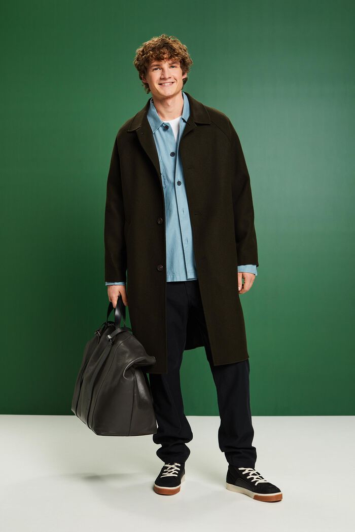 Button-Down-Hemd aus Twill