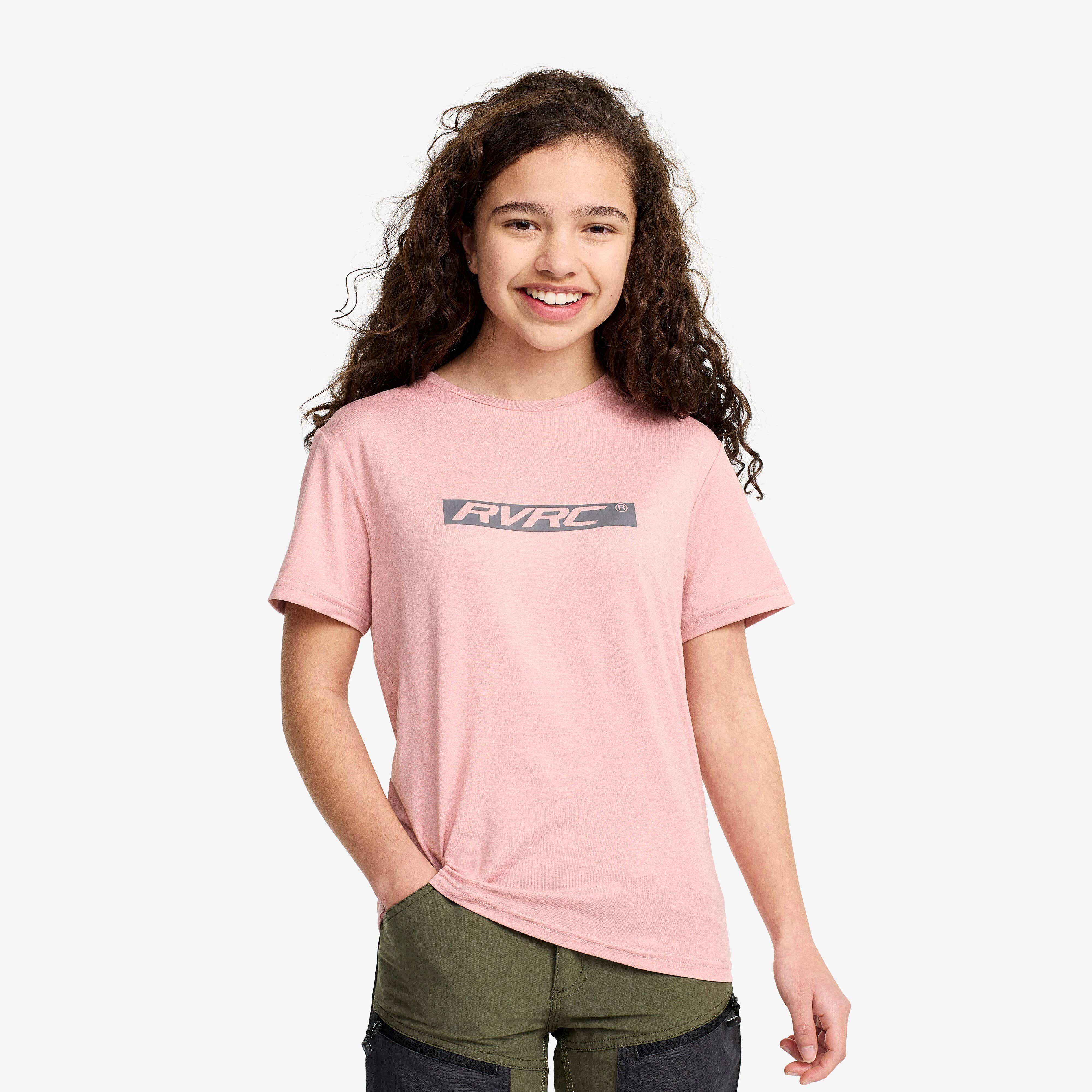 Backpacker Tee Teens Blush Melange