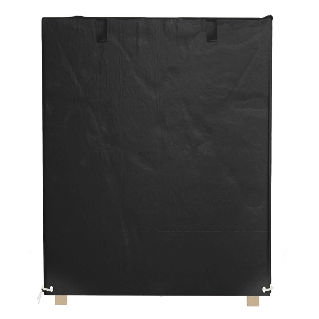 vidaXL Gartenmöbel-Schutzhülle Abdeckung für Schaukelbank 8 Ösen 125x90x135/165 cm Polyethylen (1-St)