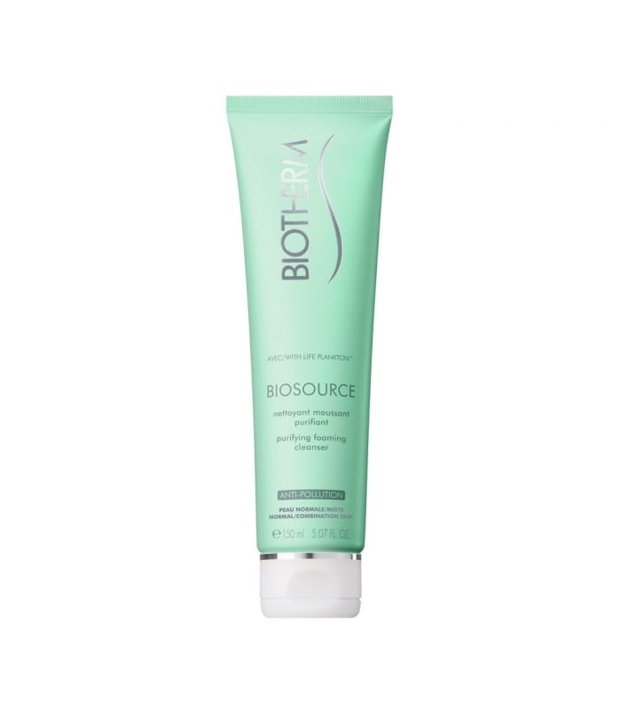 BIOTHERM-EXFOLIANT NETTOYANT MOUSSANT PURIFIANT BIOSOURCE-Mousse nettoyante hydra-minérale exfoliante tonifiante Peaux normales à mixtes