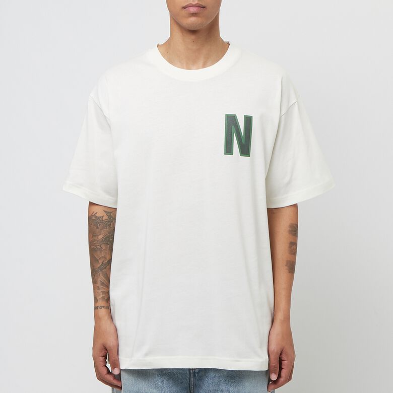 Norse Projects Simon Loose Organic Heavy Jersey Large N T-Shirt ecru