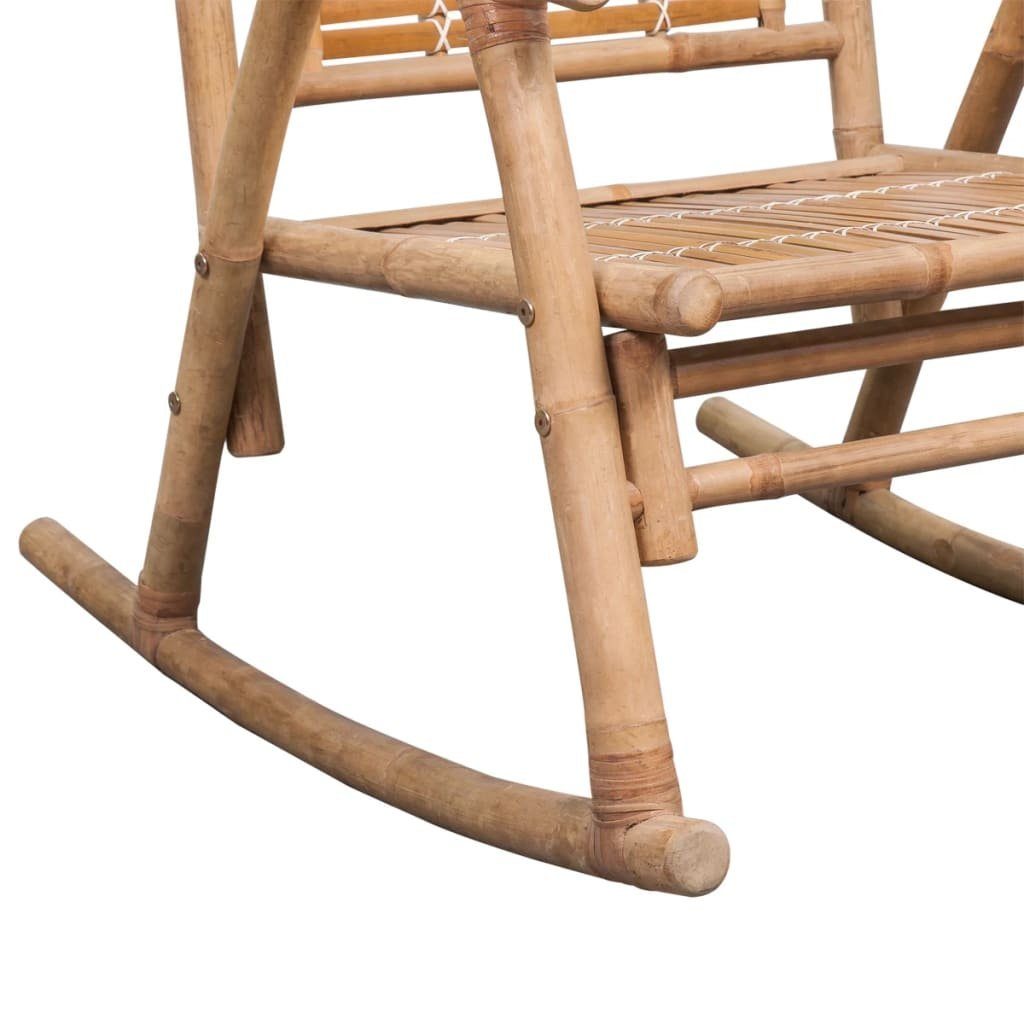 vidaXL Schaukelstuhl Schaukelstuhl Bambus (1 St)