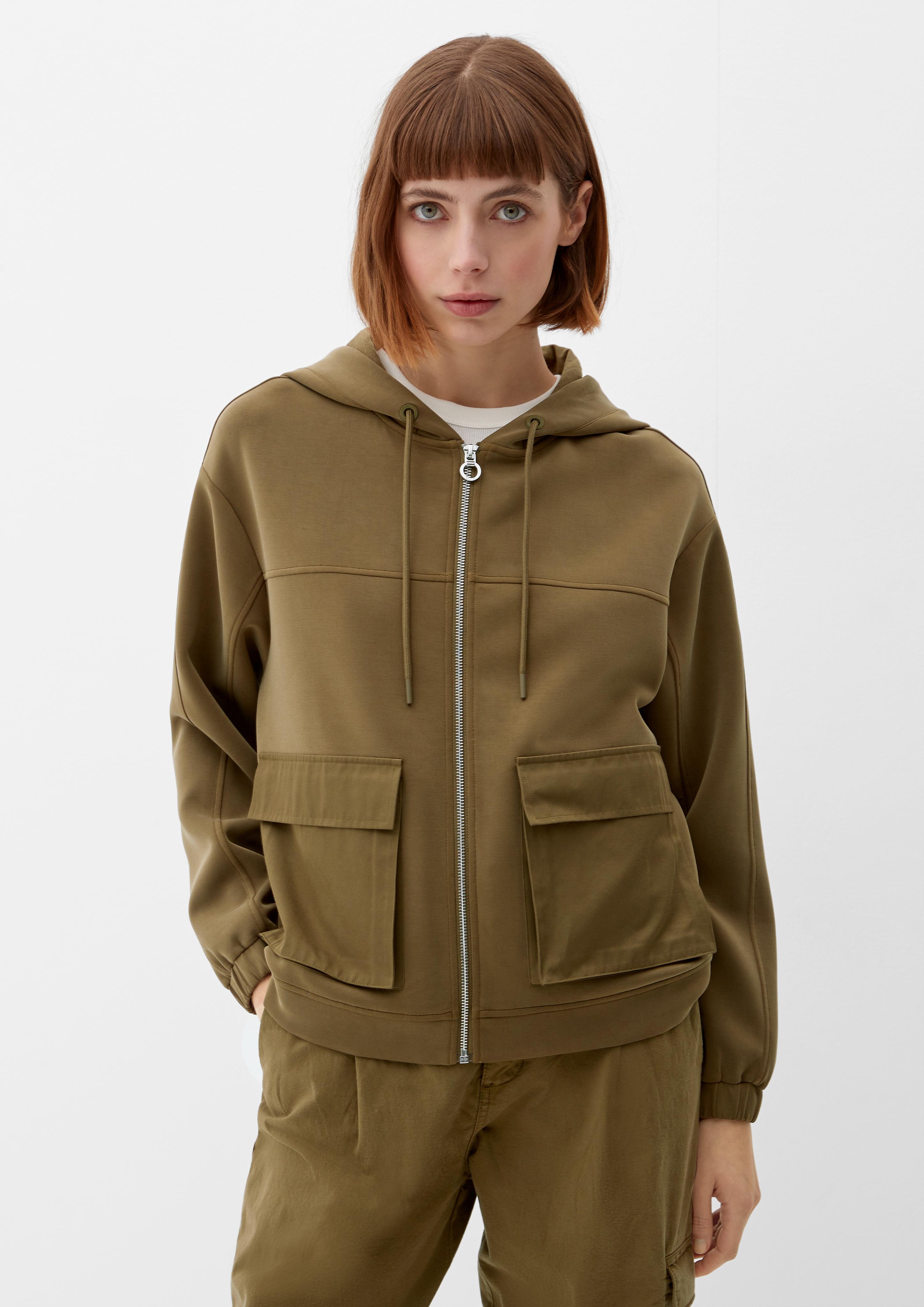 Sweatshirtjacke mit Kapuze  2129777-7723