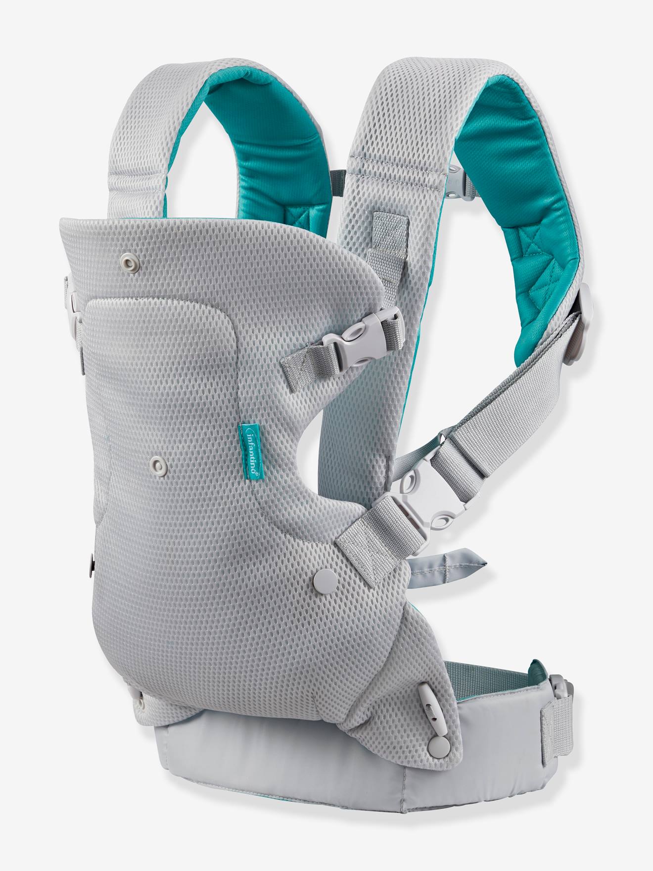 Porte bébé Flip Ergo 4 en 1 Convertible Air gris clair