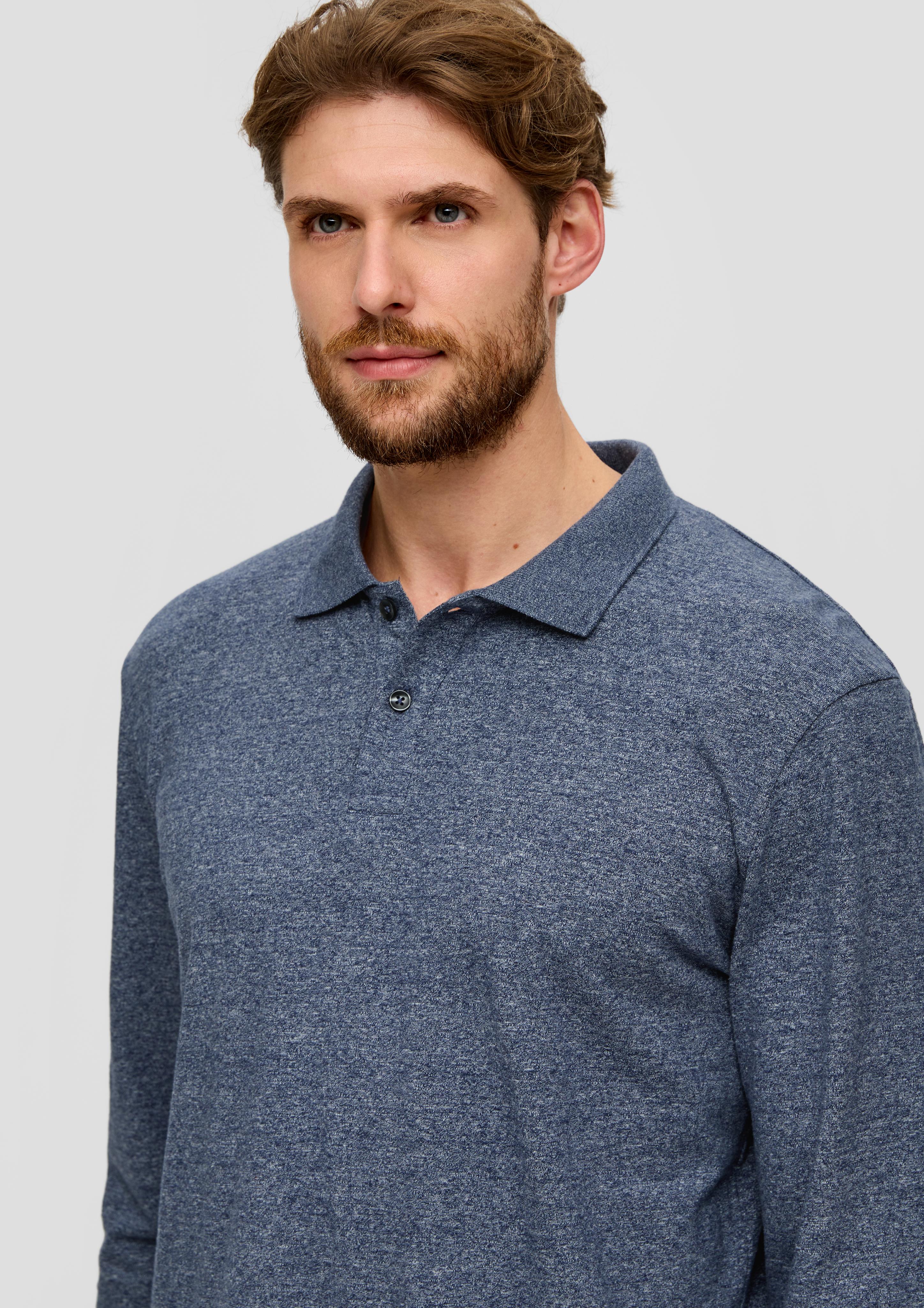 Polo-Shirt mit gummiertem Print-Detail  2138674-57W1