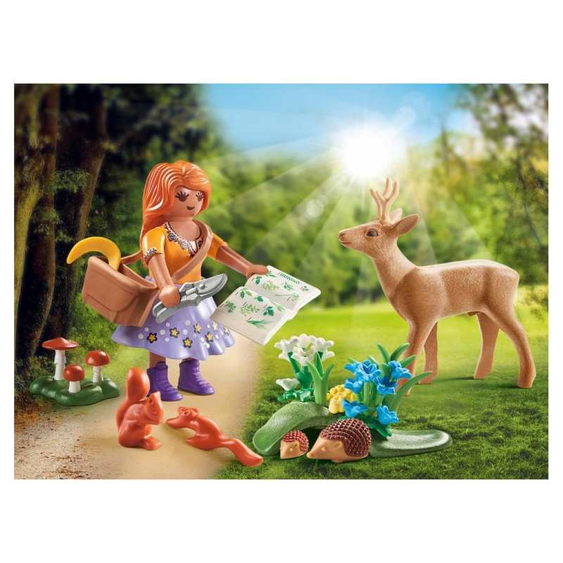 71188 Herboriste avec animaux de la forêt Playmobil Family Fun