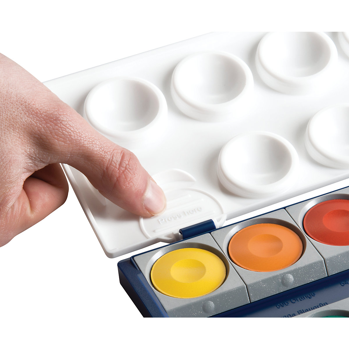 Deckfarbkasten K24, 24 Farben, inkl. Deckweiß
