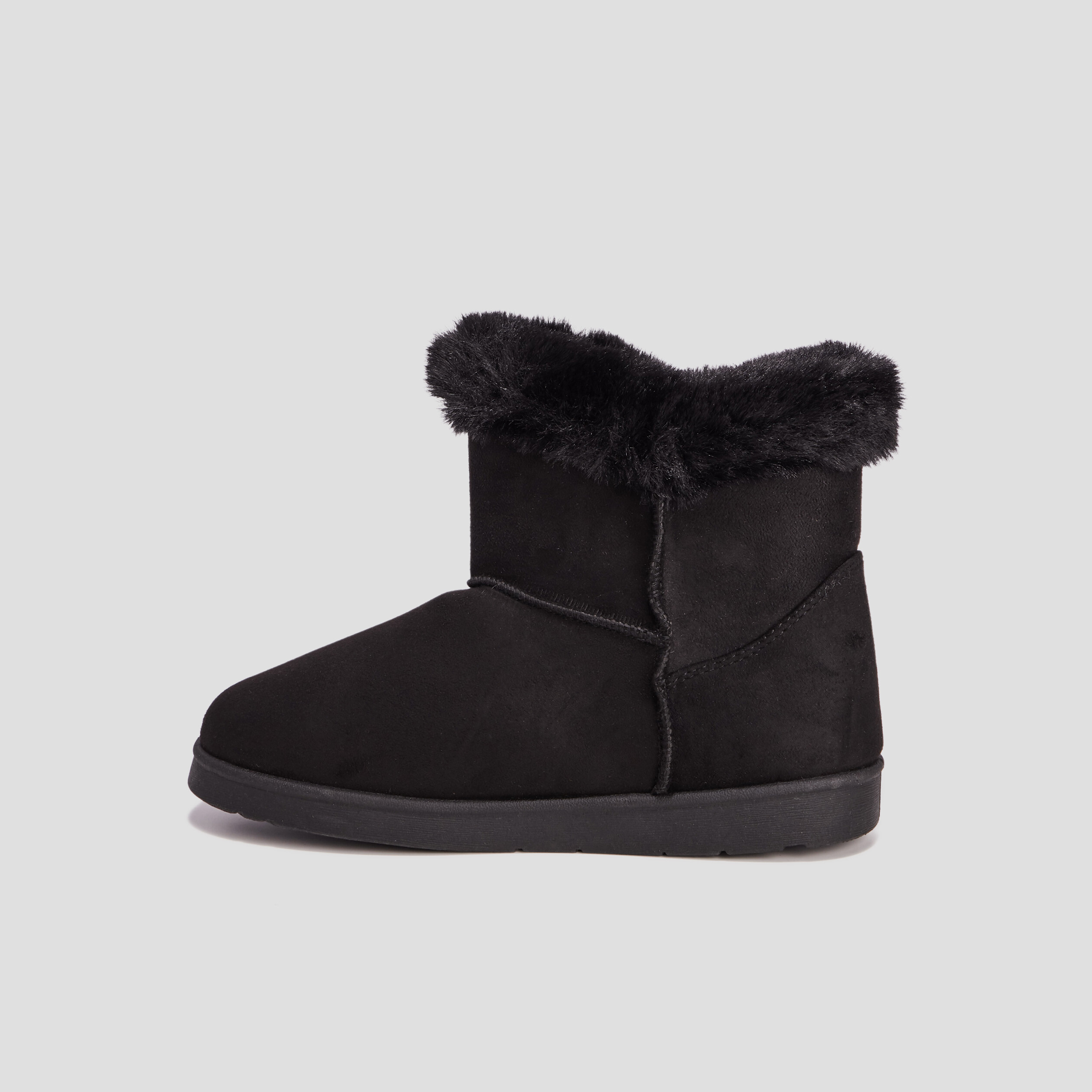Bottines fourrées noir femme | La Halle