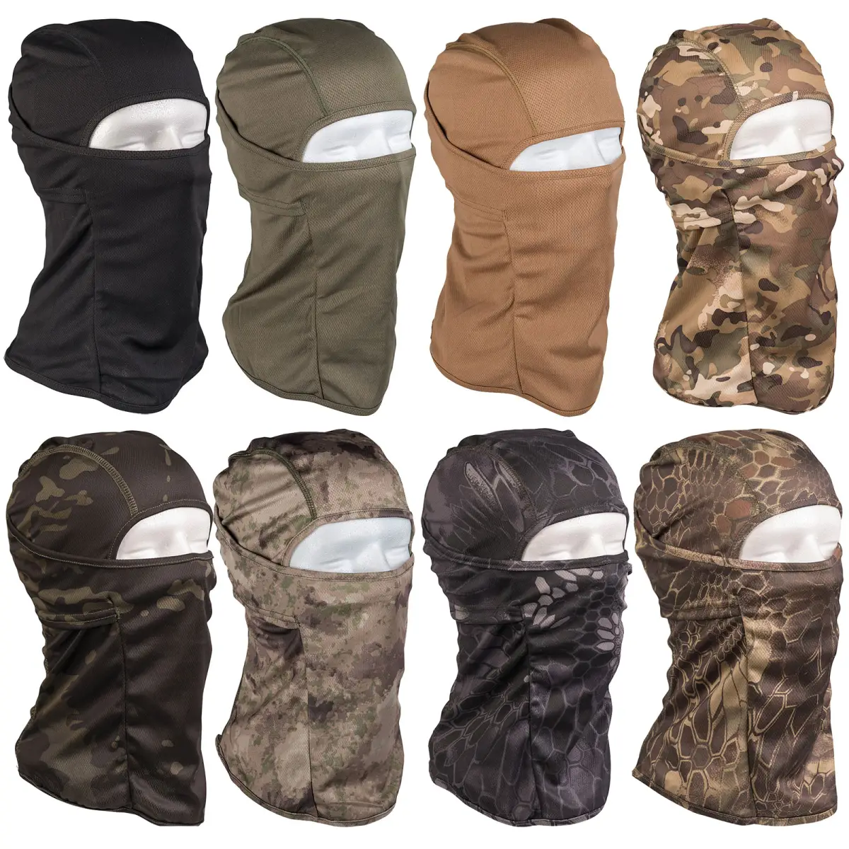 Balaclava Tactical offen versch. Farben