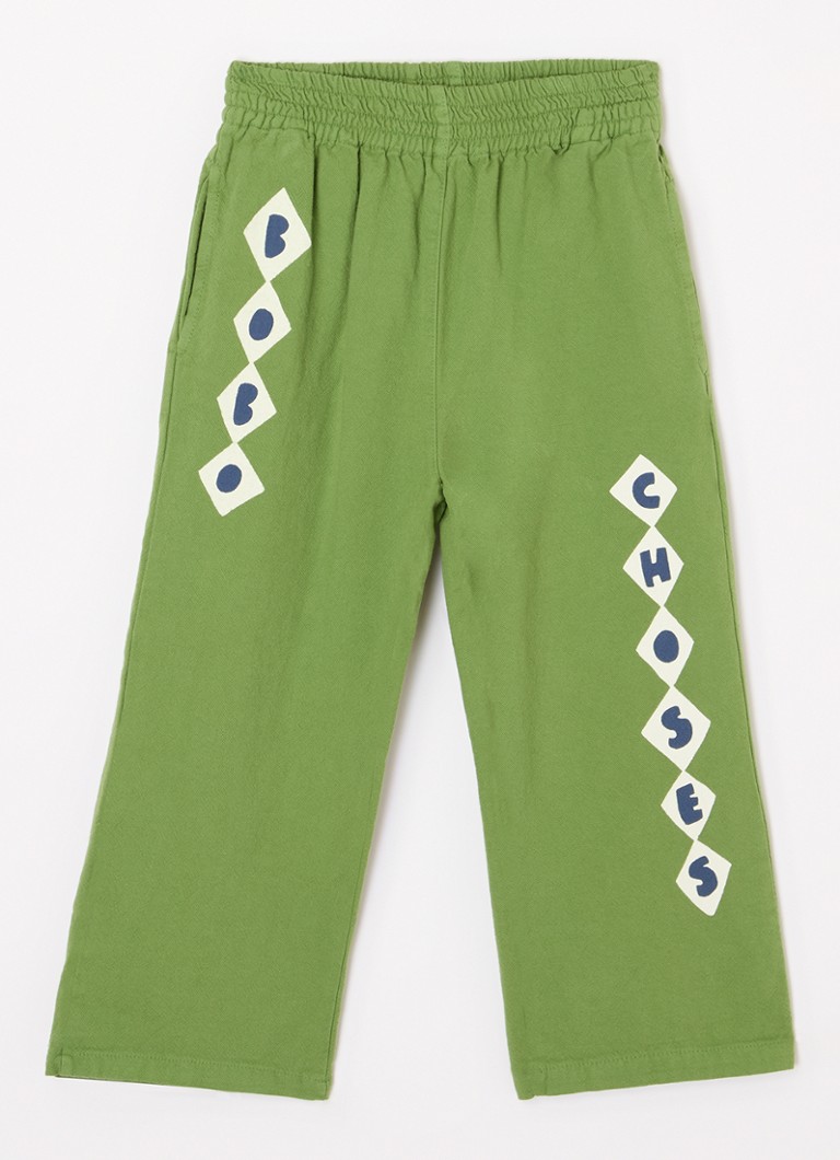Pantaloni BOBO CHOOSES din bumbac organic cu croi drept