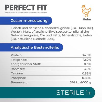 Perfect Fit Sterile 1+  Reich an Huhn