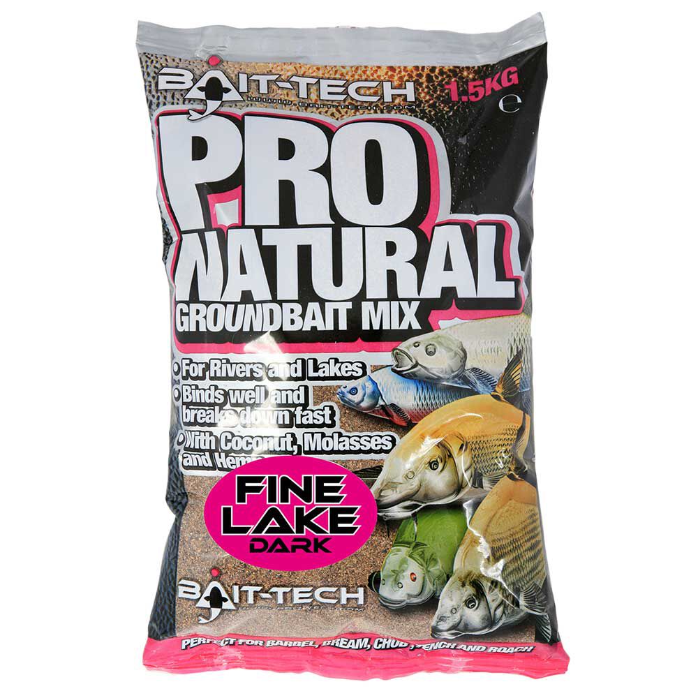 Amorce Bait Tech Pro Natural Fine Lake Dark 1,5 kg