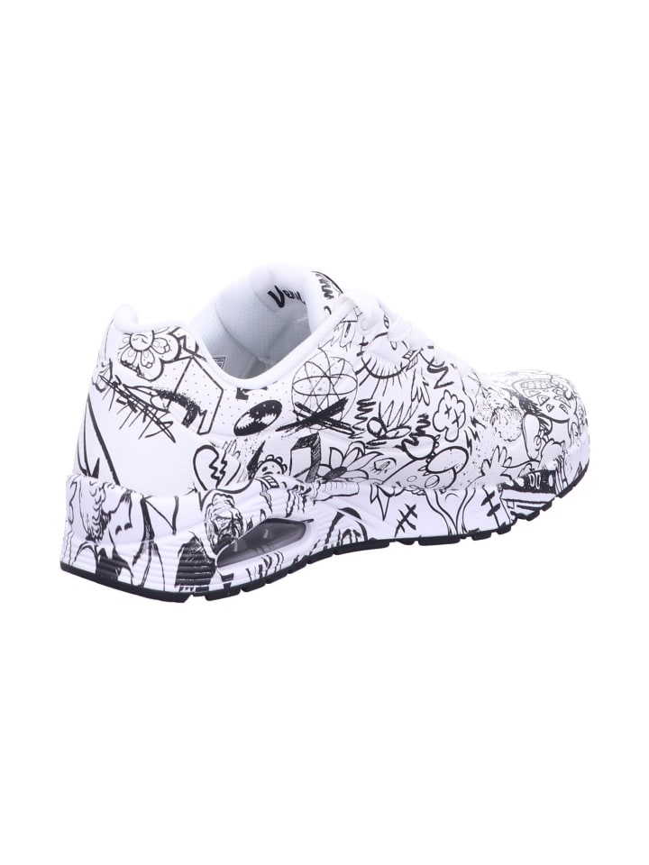 Skechers Schnürschuhe UNO - PROCESS SKETCH in Weiß günstig kaufen