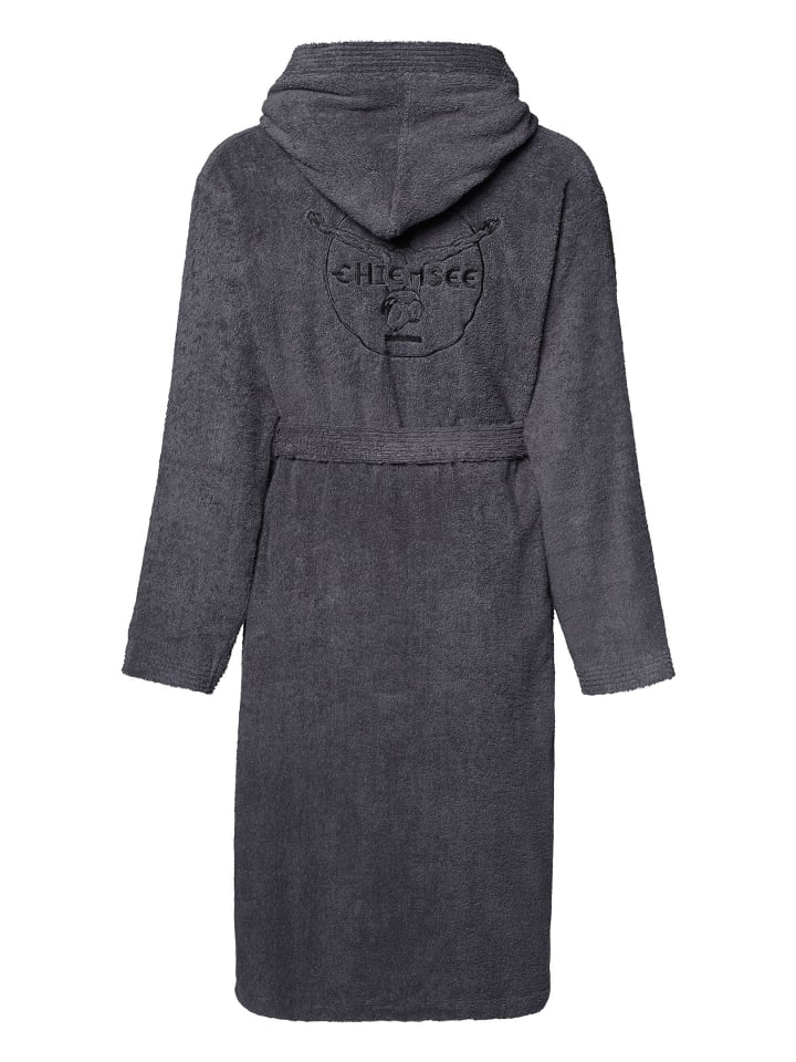 Chiemsee Bademantel Bathrobe Unisex in grau günstig kaufen