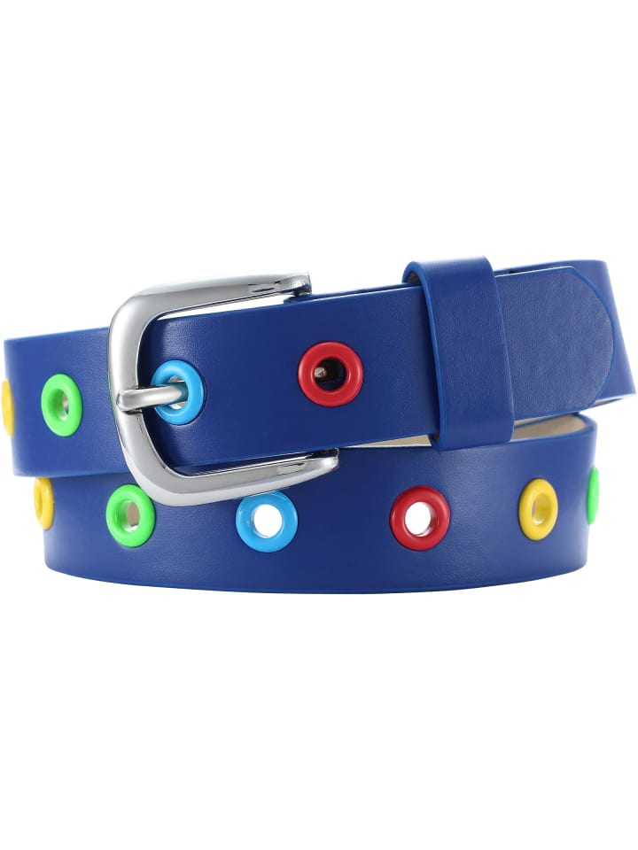 Playshoes PU-Gürtel mit Nieten in Marine günstig kaufen