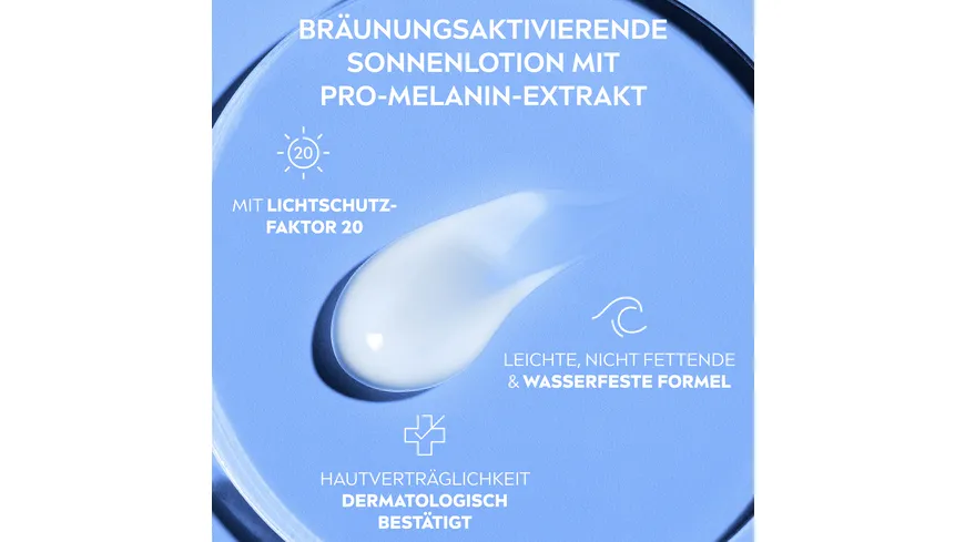 NIVEA SUN Schutz & Bräune Teint Lotion LF20 200 ml