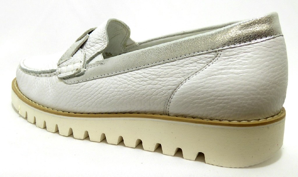 WALDLÄUFER Sportliche Slipper weiss Habea