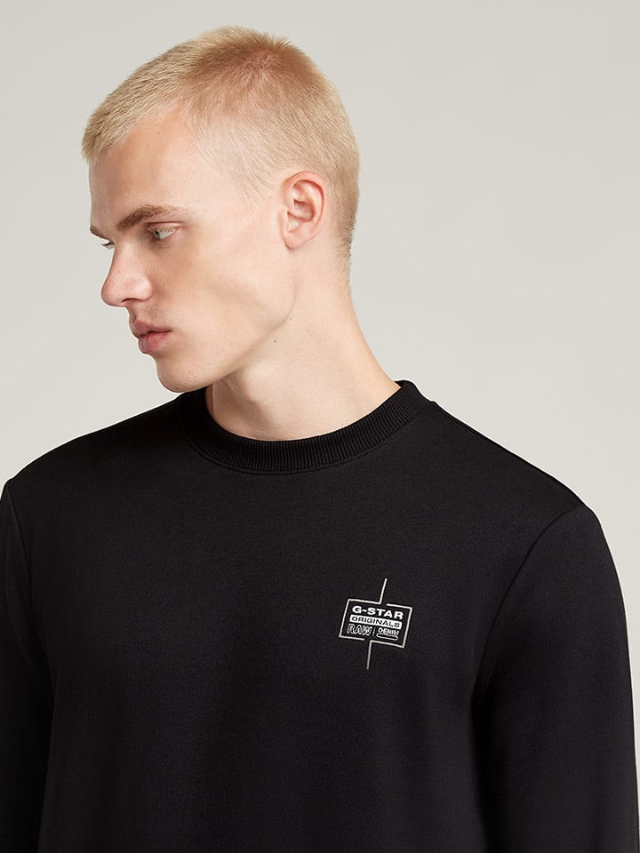 G-Star Sweatshirt in Schwarz günstig kaufen