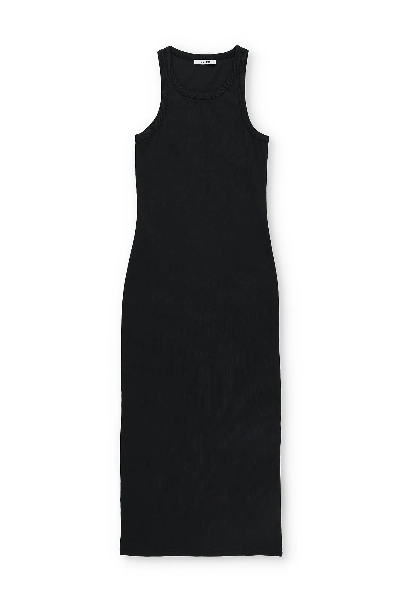 Geripptes Midi-Kleid