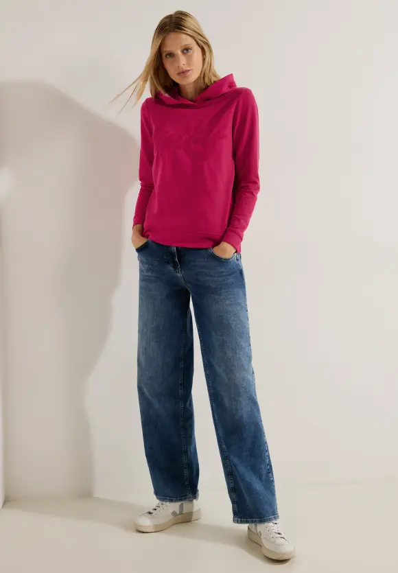 CECIL Hoodie Shirt mit Wording