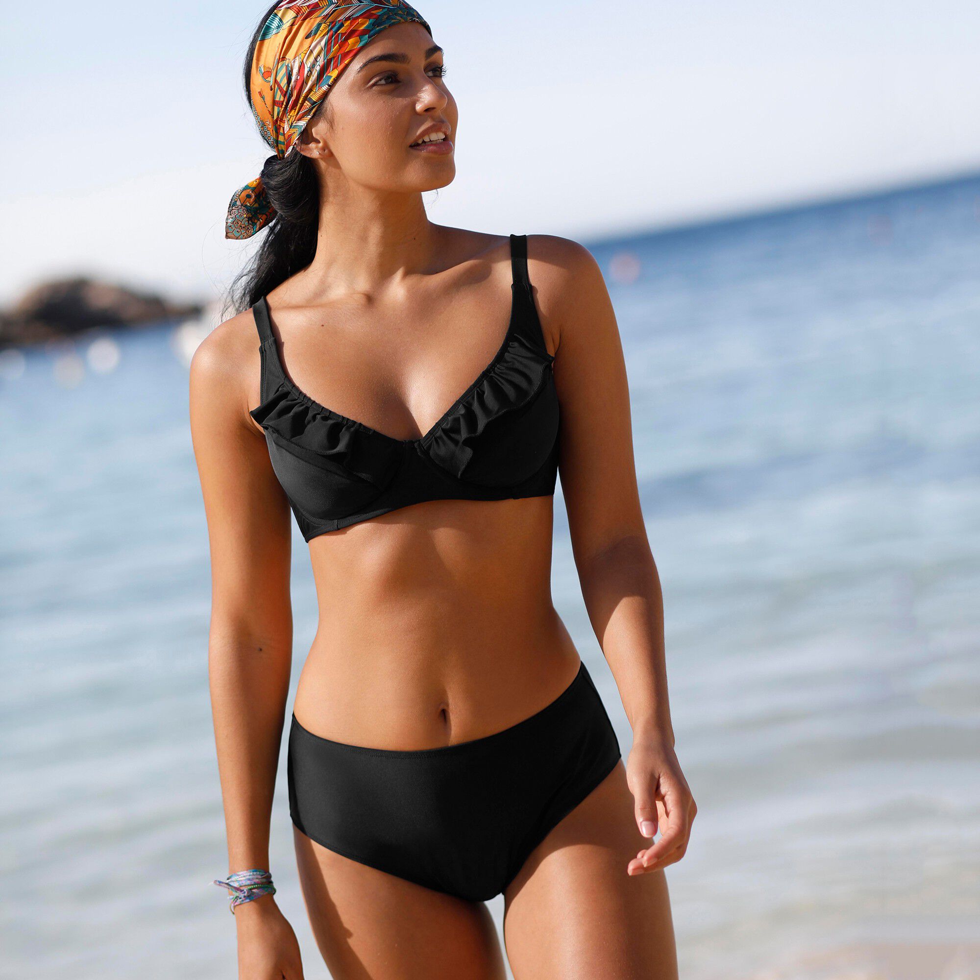 Culotte de bain maxi unie Solaro