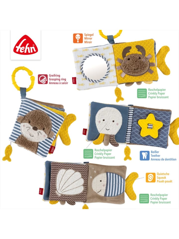 Fehn Soft-Bilderbuch - Otter in bunt,motiv günstig kaufen onesize