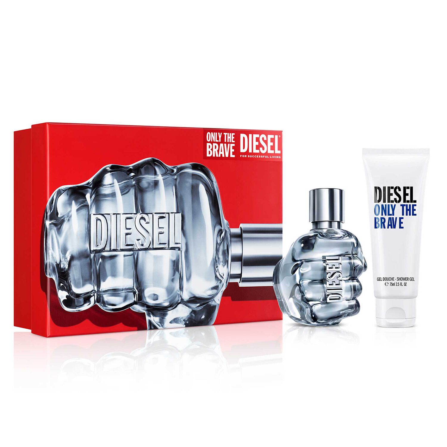 Diesel Only the Brave Coffret Eau de Toilette 50 ml + Gel douche 75 ml