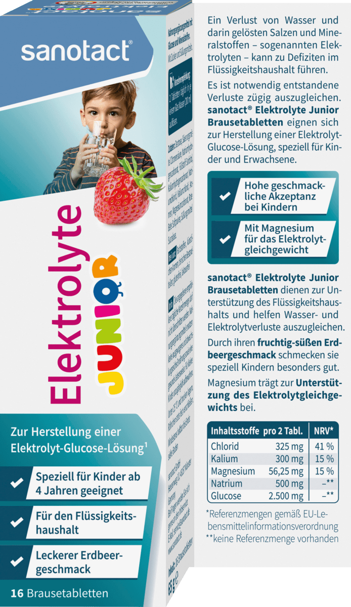 Elektrolyte Junior Brausetabletten 16 St, 65 g