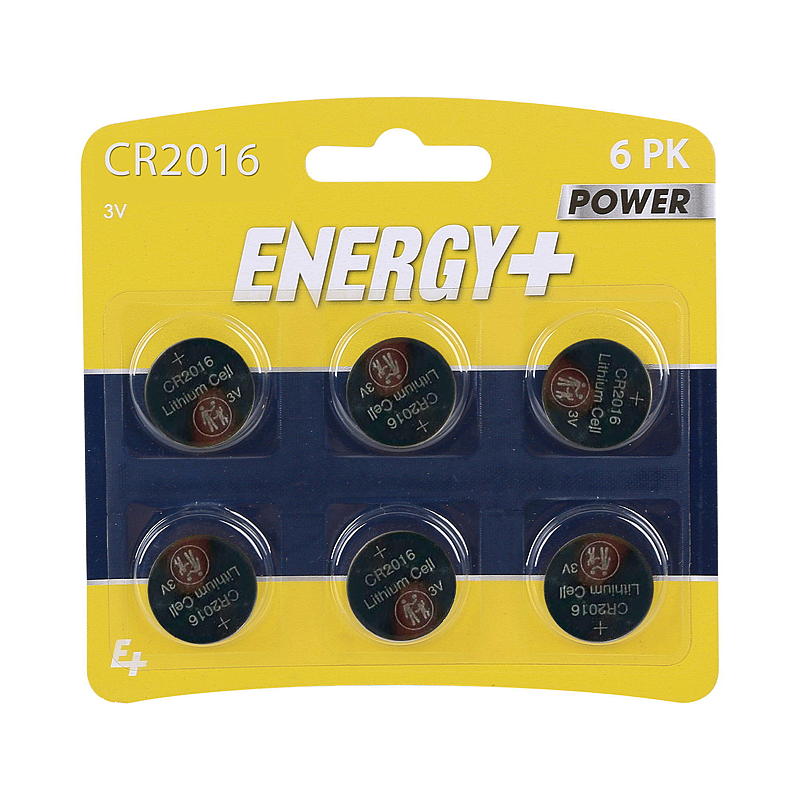Energy Knappcellebatteri Enegy  6-pk CR2016