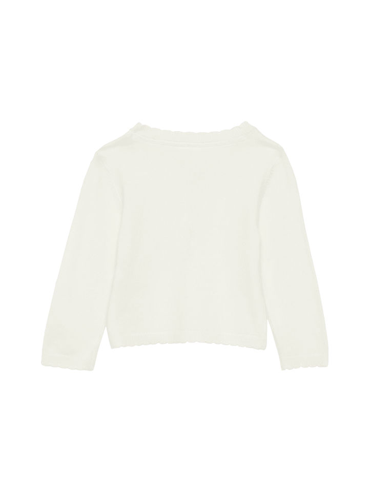 s.Oliver Strickjacke langarm in Creme-weiß günstig kaufen