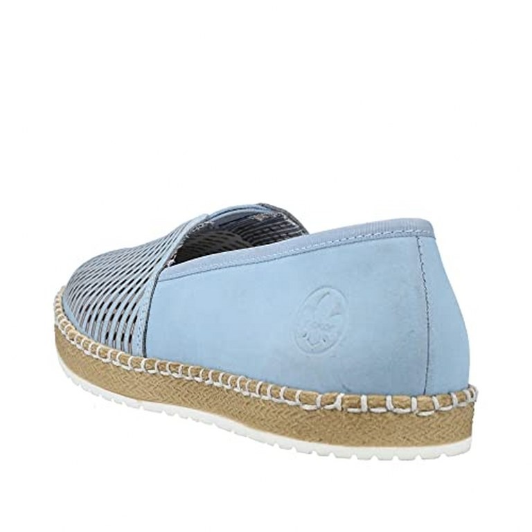 RIEKER Sportliche Slipper blau