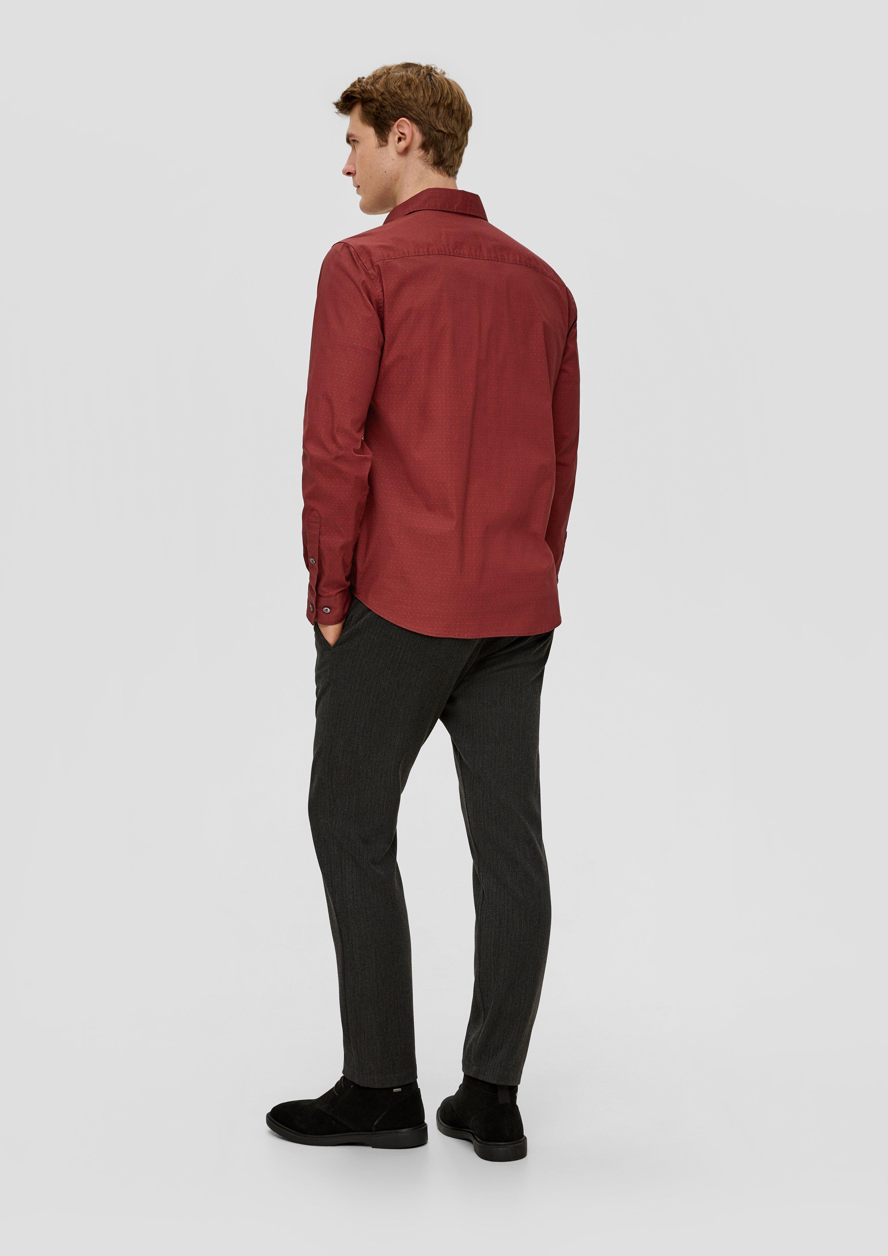 Slim: Hemd aus Baumwollstretch  2133508-49A4