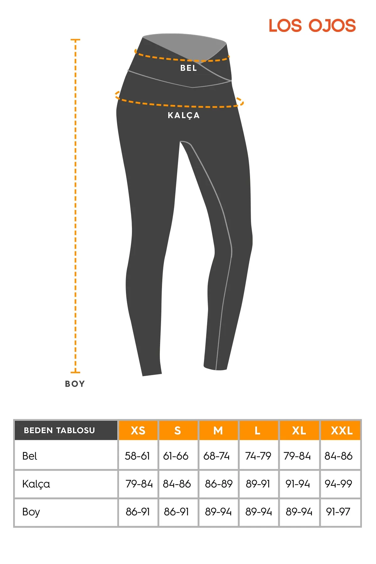 LOS OJOS  Schwarze Strumpfhose mit überkreuzter Taille und detailliertem Umschlag mit überkreuzter Taille