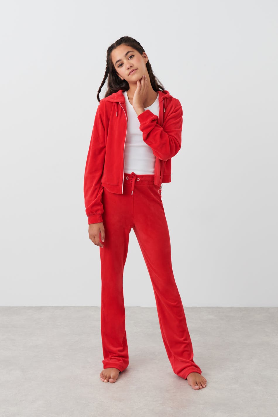 Y velour pants