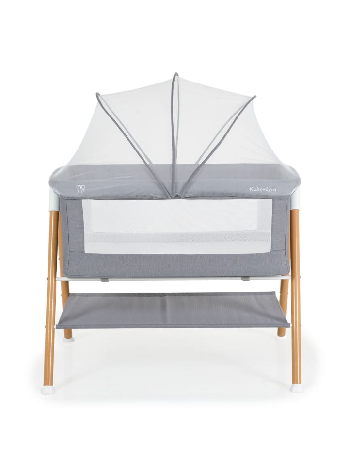 Moni Beistellbett Kalinihta Matratze in grau günstig kaufen onesize