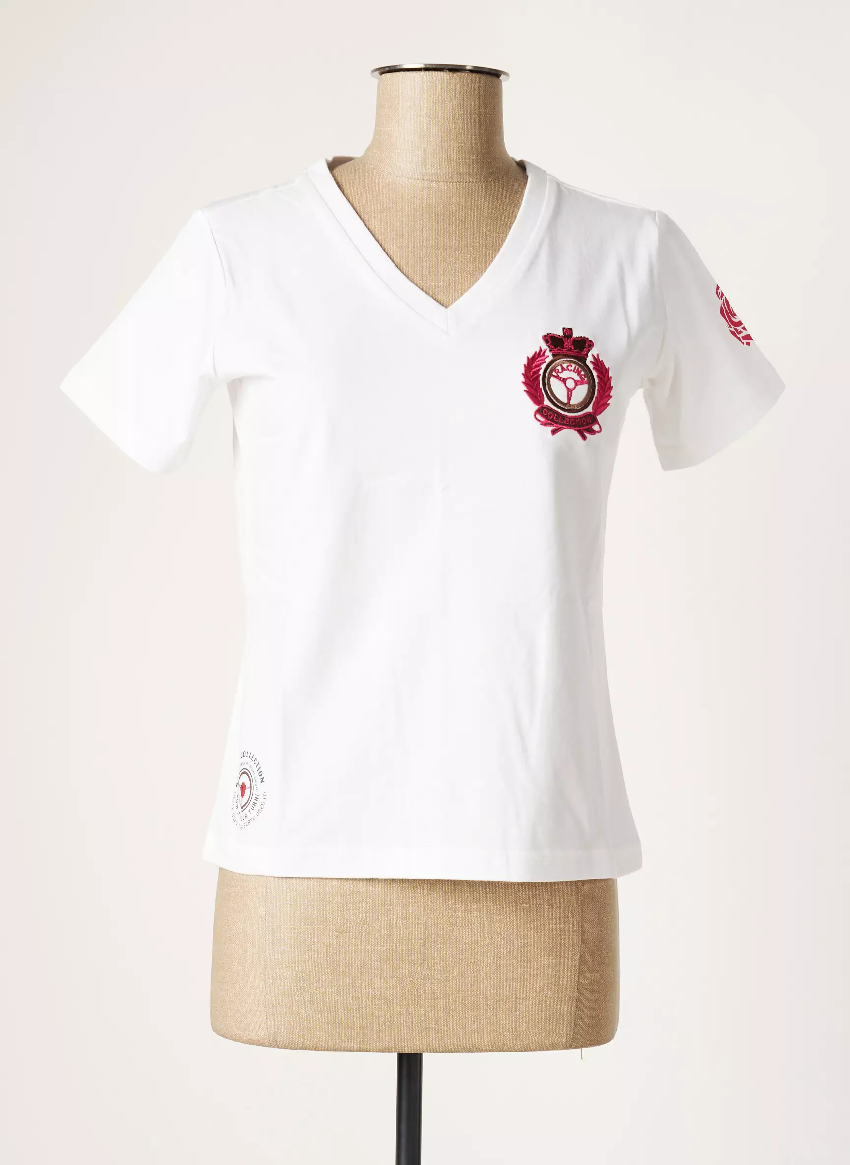 Racing Collection Tshirts Femme couleur blanc