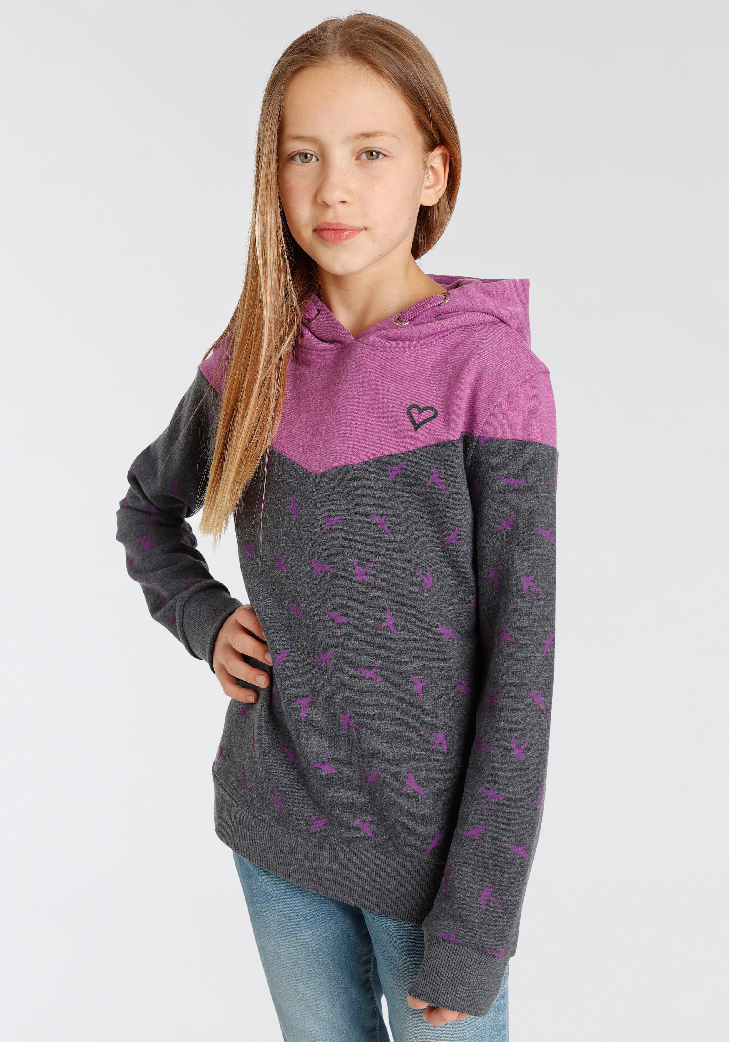 Alife & Kickin Kapuzensweatshirt mit süßem allover Druck NEUE MARKE! Alife & Kickin für Kids.
