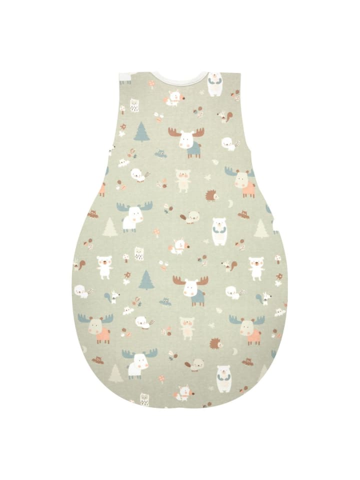 Alvi Sommer-Kugelschlafsack Molton Light - Baby Forest - in grau,motiv günstig kaufen