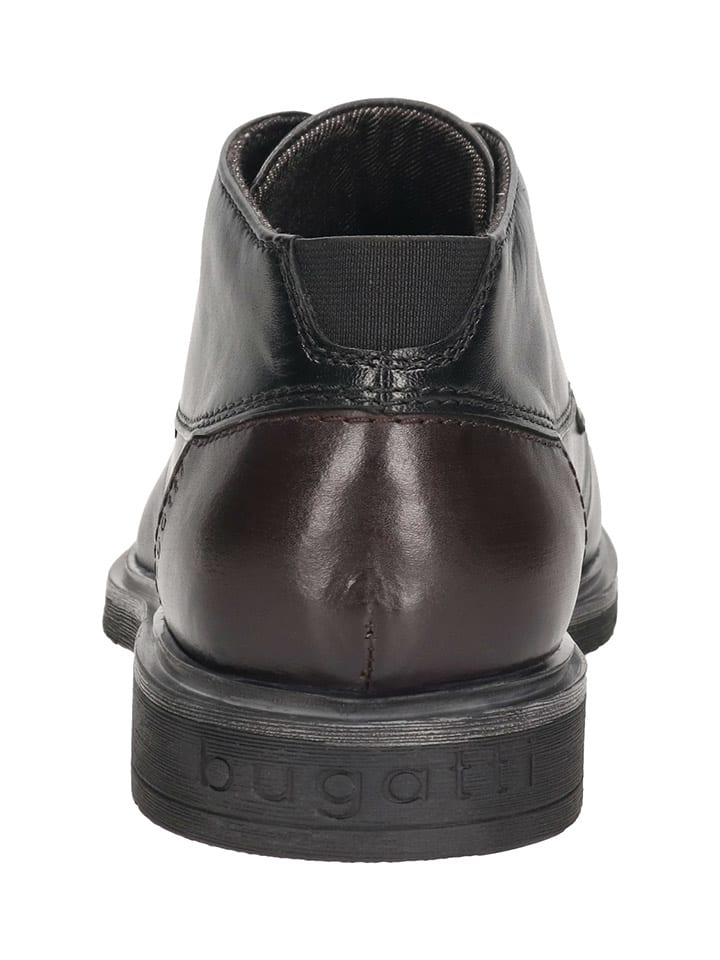 Bugatti Leder-Boots in Schwarz günstig kaufen