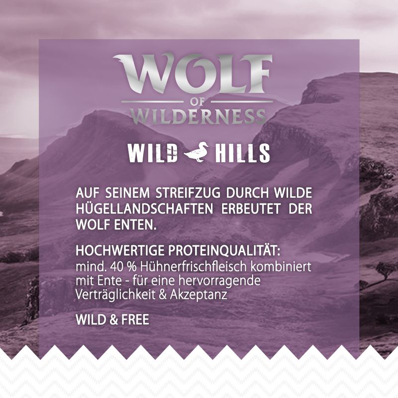 Probierpaket Wolf of Wilderness Trockenfutter
