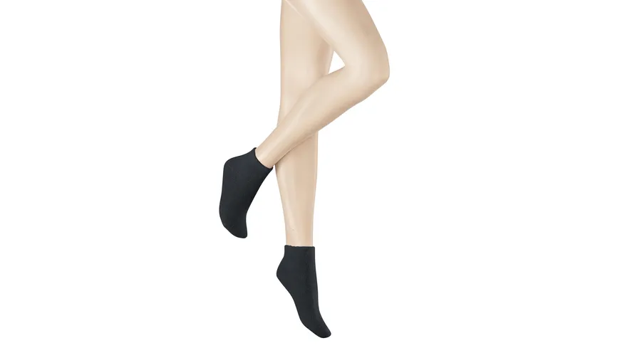 KUNERT Damen Homesocken Kurzschaft HOMESOCKS schwarz