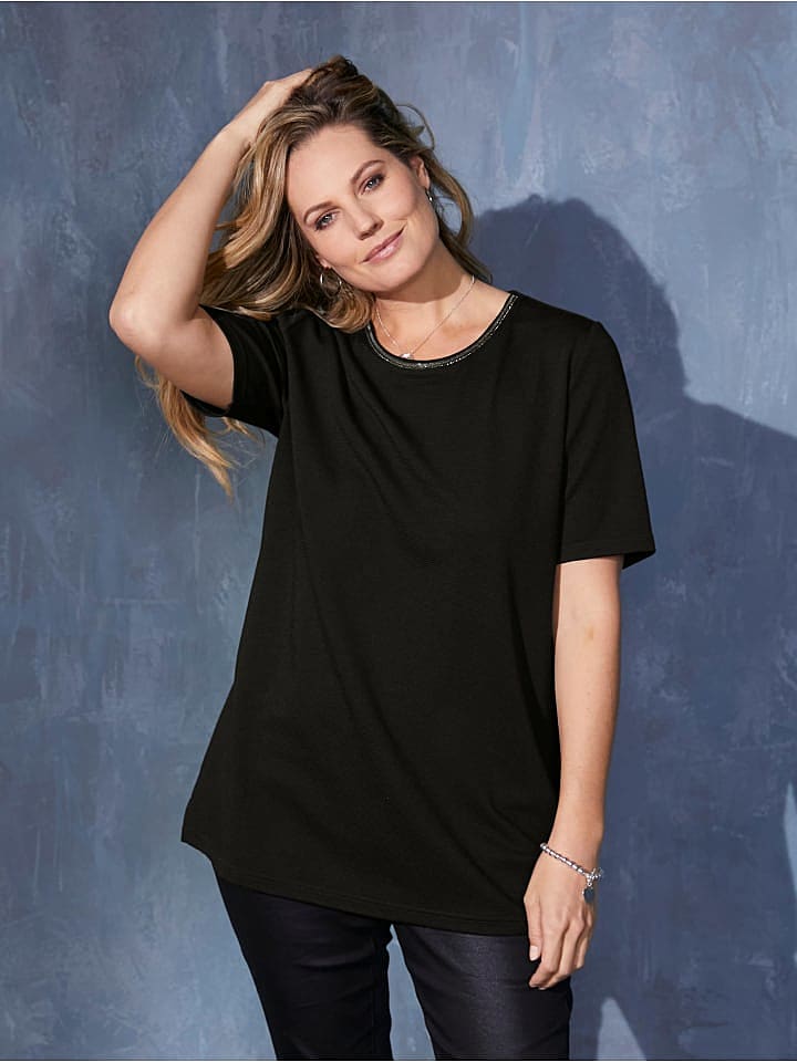 MIAMODA Shirt in Schwarz günstig kaufen 48