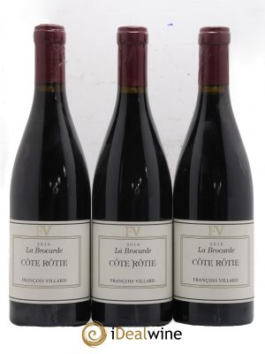 Côte-Rôtie La Brocarde François Villard  2016 - Lot de 3 Bouteilles