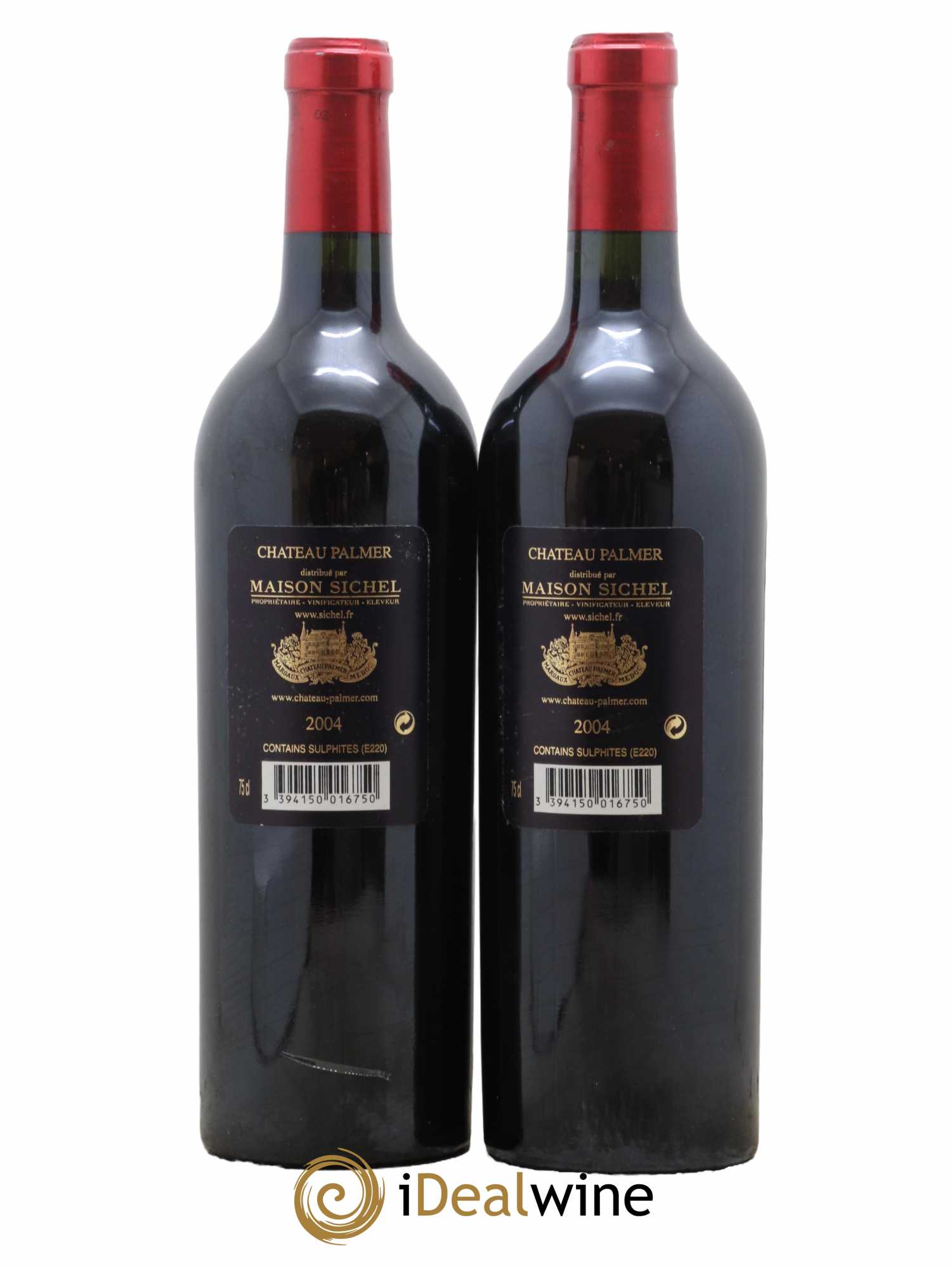 Château Palmer 3ème Grand Cru Classé  2004 - Lot de 2 Bouteilles
