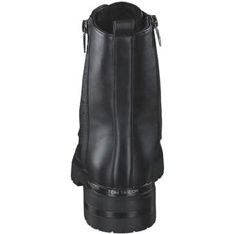 Tom Tailor Schnür Boots in schwarz