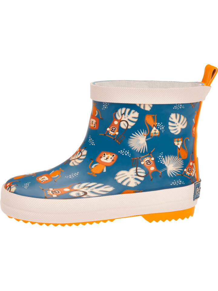 Playshoes Gummistiefel Halbschaft Dschungel in petrol günstig kaufen
